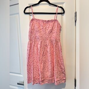 Free People Pink Patterned Kids Dress